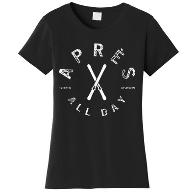 Apres All Day Winter Sports Apres Ski Lover Skiing Men Skier Women's T-Shirt