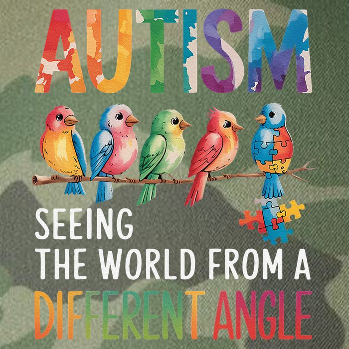 Autism Awareness Different Angle Neurodiversity Legacy Tie Dye Trucker Hat