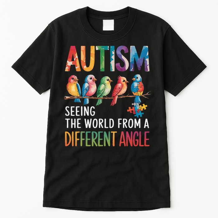 Autism Awareness Different Angle Neurodiversity Tall T-Shirt