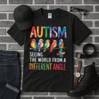 Autism Awareness Different Angle Neurodiversity Tall T-Shirt