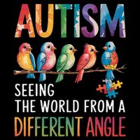 Autism Awareness Different Angle Neurodiversity 7-Panel Snapback Hat