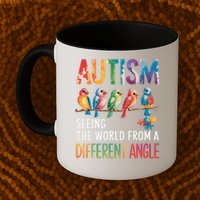 Autism Awareness Different Angle Neurodiversity Mug