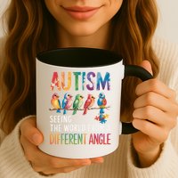 Autism Awareness Different Angle Neurodiversity Mug