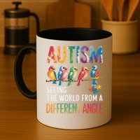 Autism Awareness Different Angle Neurodiversity Mug