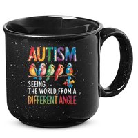 Autism Awareness Different Angle Neurodiversity 15oz Campfire Ceramic Mug