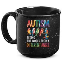 Autism Awareness Different Angle Neurodiversity 15oz Campfire Ceramic Mug