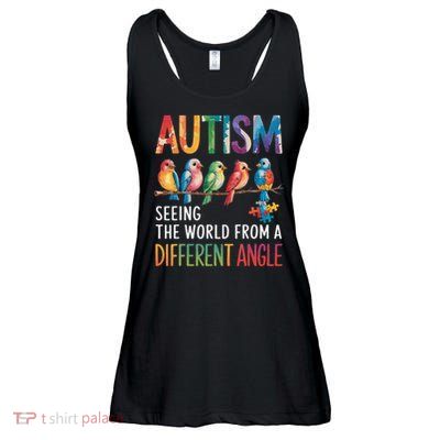 Autism Awareness Different Angle Neurodiversity Ladies Essential Flowy Tank