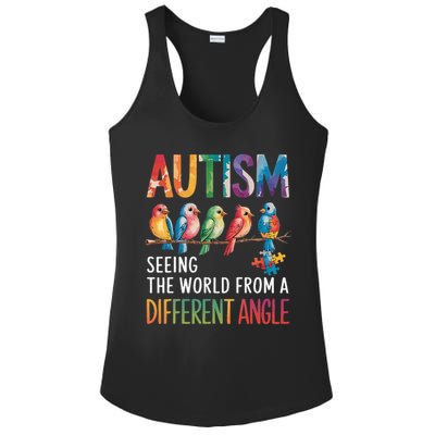 Autism Awareness Different Angle Neurodiversity Ladies PosiCharge Competitor Racerback Tank