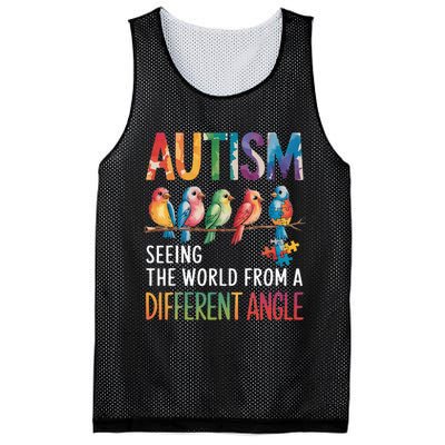 Autism Awareness Different Angle Neurodiversity Mesh Reversible Basketball Jersey Tank