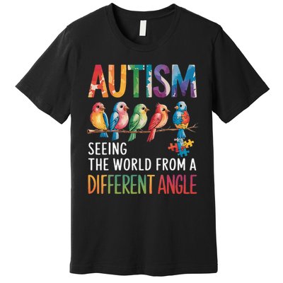 Autism Awareness Different Angle Neurodiversity Premium T-Shirt
