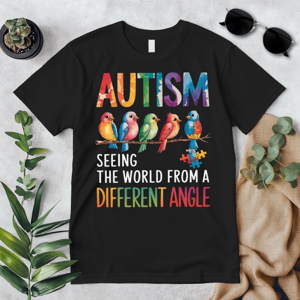 Autism Awareness Different Angle Neurodiversity Premium T-Shirt
