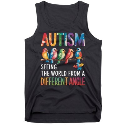 Autism Awareness Different Angle Neurodiversity Tank Top