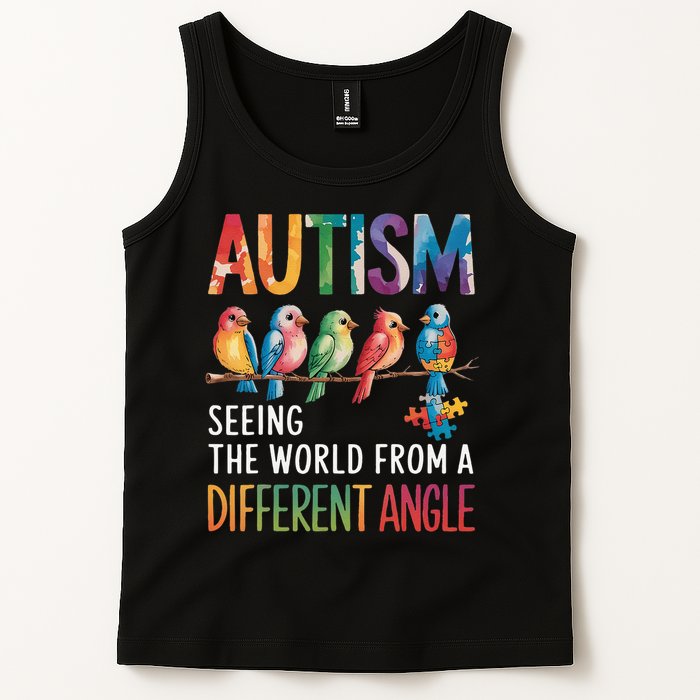 Autism Awareness Different Angle Neurodiversity Tank Top
