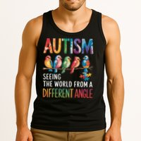 Autism Awareness Different Angle Neurodiversity Tank Top