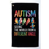 Autism Awareness Different Angle Neurodiversity Golf Towel