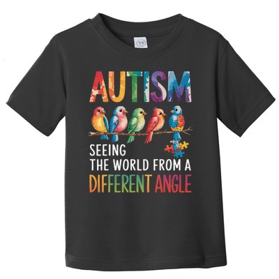 Autism Awareness Different Angle Neurodiversity Toddler T-Shirt