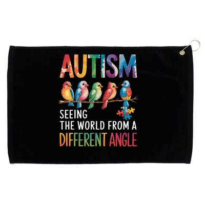 Autism Awareness Different Angle Neurodiversity Grommeted Golf Towel
