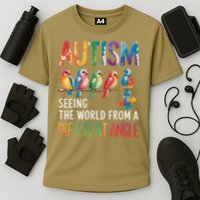 Autism Awareness Different Angle Neurodiversity Performance Shirt