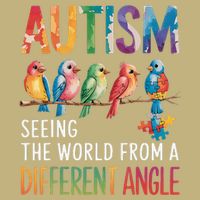 Autism Awareness Different Angle Neurodiversity Button
