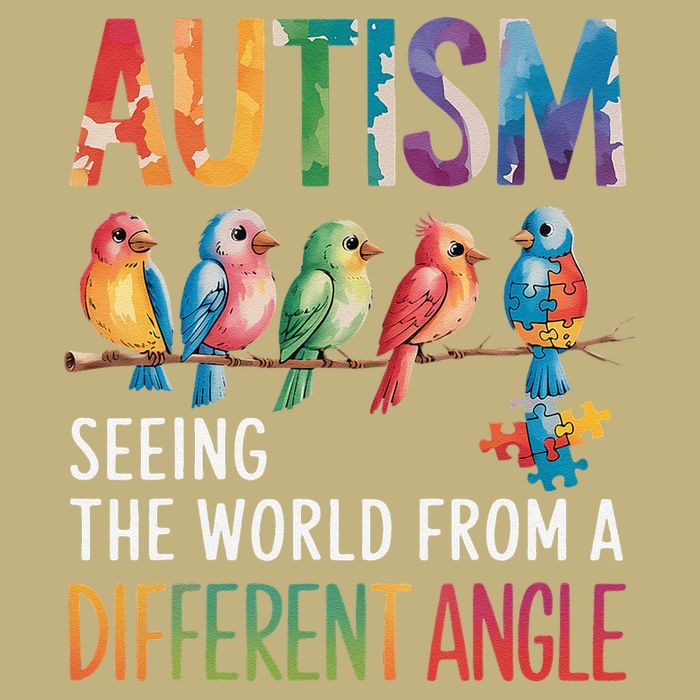 Autism Awareness Different Angle Neurodiversity Button