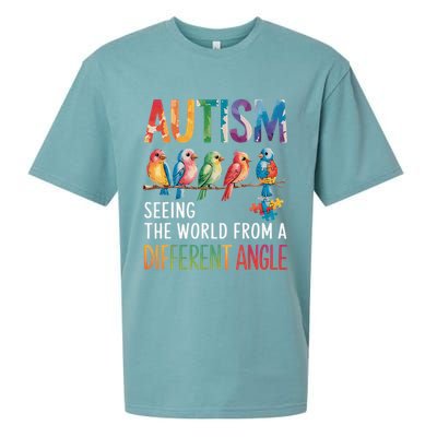 Autism Awareness Different Angle Neurodiversity Sueded Cloud Jersey T-Shirt