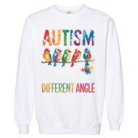 Autism Awareness Different Angle Neurodiversity Garment-Dyed Sweatshirt