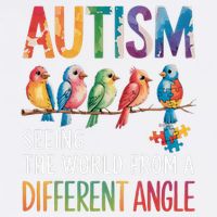 Autism Awareness Different Angle Neurodiversity Garment-Dyed Sweatshirt