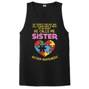 Autism Awareness Day Piece Of My Heart Sister Cute Gift PosiCharge Competitor Tank