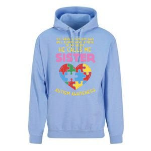 Autism Awareness Day Piece Of My Heart Sister Cute Gift Unisex Surf Hoodie