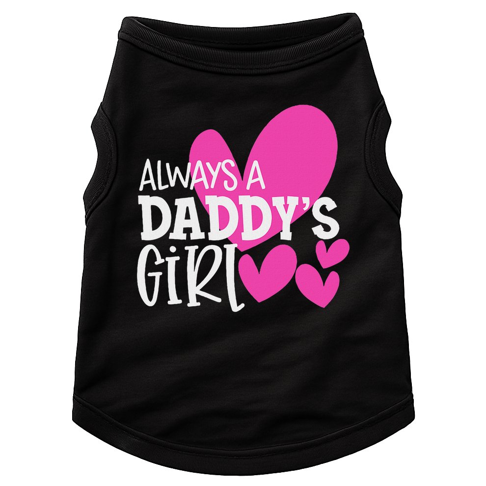 Always A Daddy's Girl Daughter Women Doggie Tank