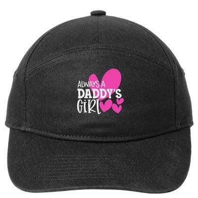 Always A Daddy's Girl Daughter Women 7-Panel Snapback Hat