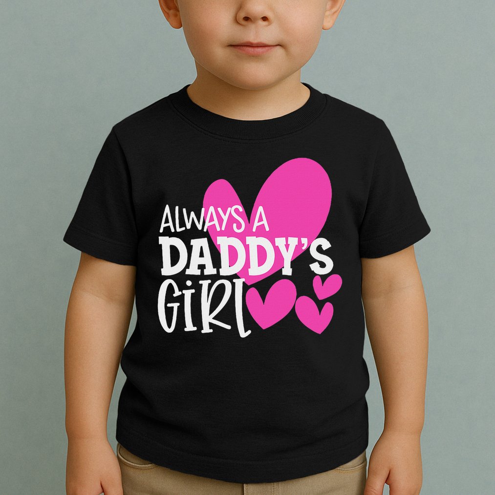 Always A Daddy's Girl Daughter Women Toddler T-Shirt