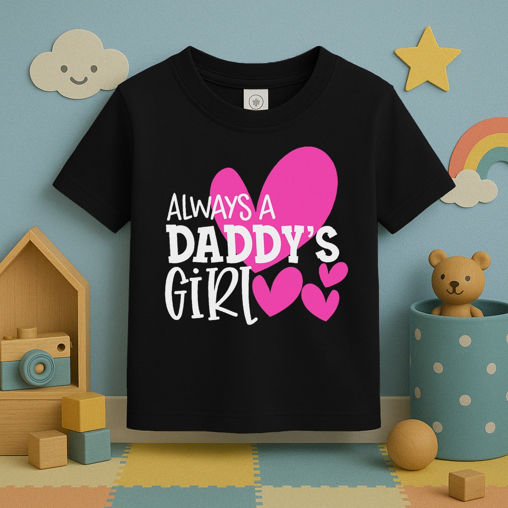 Always A Daddy's Girl Daughter Women Toddler T-Shirt