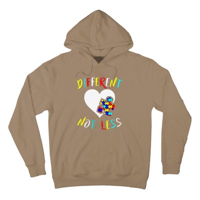 Autism Awareness Design Gift Different Not Less For Autistic Hoodie