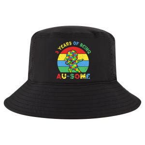 Autism Awareness Dabbing Awesome 3 Year Old 3rd Birthday Cool Comfort Performance Bucket Hat