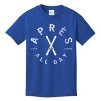 Apres All Day Winter Sports Apres Ski Lover Skiing Skier Cool Gift Kids T-Shirt