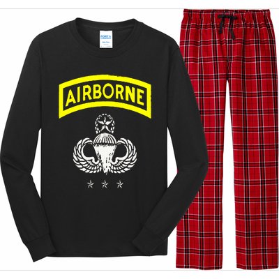 Army Airborne Division Veterans Day Gift Long Sleeve Pajama Set