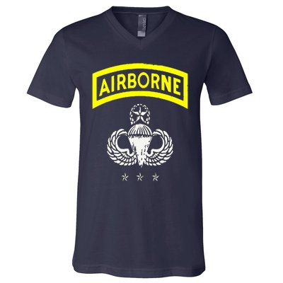 Army Airborne Division Veterans Day Gift V-Neck T-Shirt