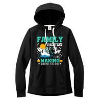 Autism Awareness Dabbing Puzzle Piece Love Dab Dance Women's Fleece Hoodie