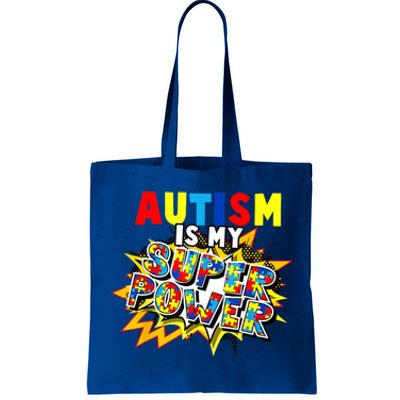 Autism Awareness Day Autism Is My Super Power Gift Tote Bag