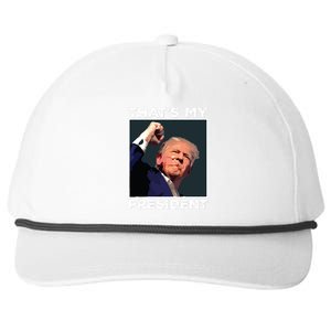 Assassination Attempt Donald Trump Trump Shooting That’S My President Snapback Five-Panel Rope Hat