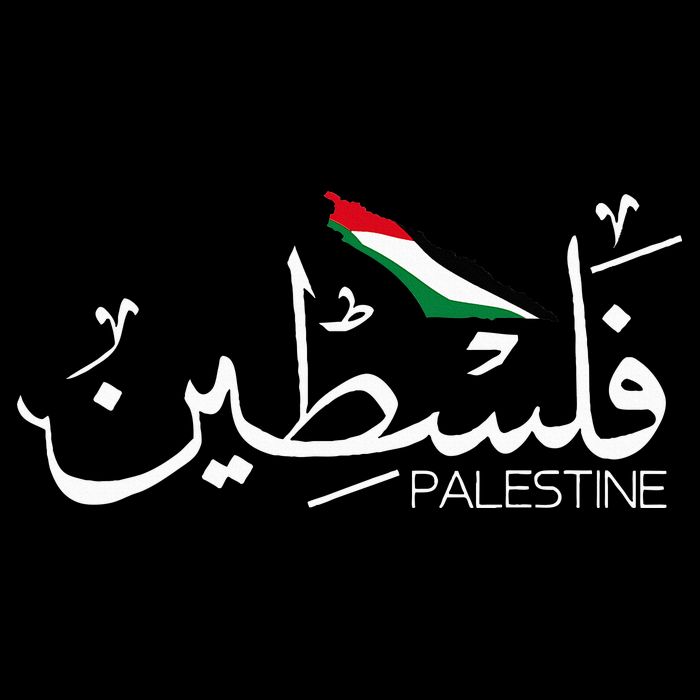 Authentic Arabic Design Palestine Name Button