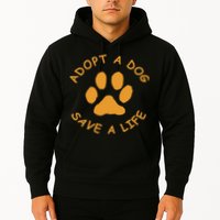 Adopt A Dog Save A Life Rescue Dog Hoodie