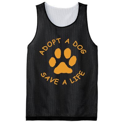 Adopt A Dog Save A Life Rescue Dog Mesh Reversible Basketball Jersey Tank
