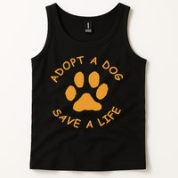 Adopt A Dog Save A Life Rescue Dog Tank Top