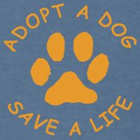 Adopt A Dog Save A Life Rescue Dog Garment-Dyed Sweatshirt