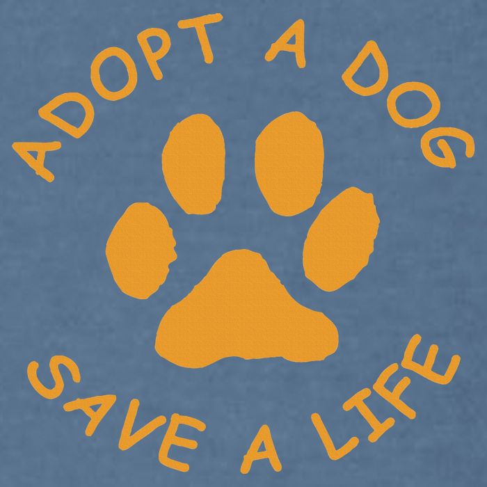 Adopt A Dog Save A Life Rescue Dog Garment-Dyed Sweatshirt