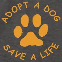 Adopt A Dog Save A Life Rescue Dog Vector Backpack
