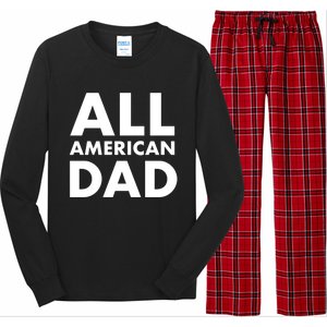 All American Dad Cute Gift Long Sleeve Pajama Set