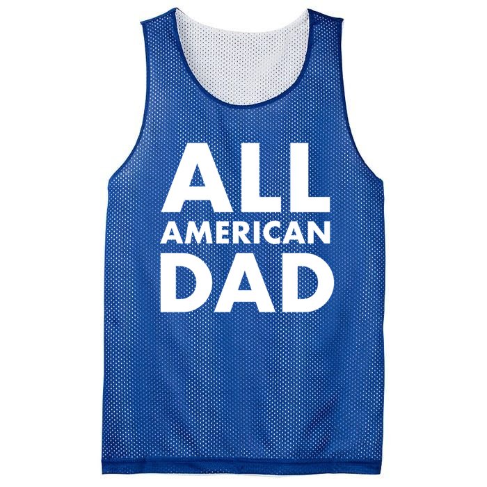 All American Dad Cute Gift Mesh Reversible Basketball Jersey Tank